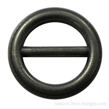 Metal Buckle, Circle Design, Perfect for Various Garments, Customized Sizes and Colors are Accepted